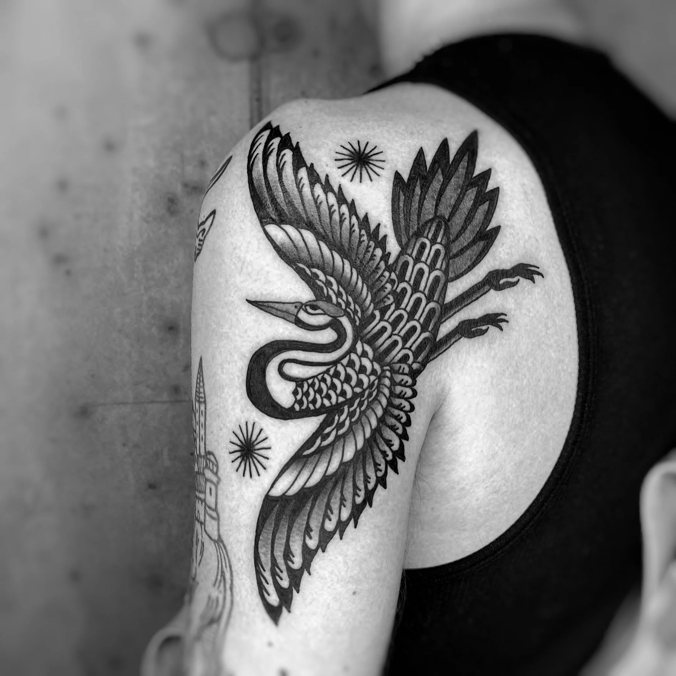 Stork Tattoo