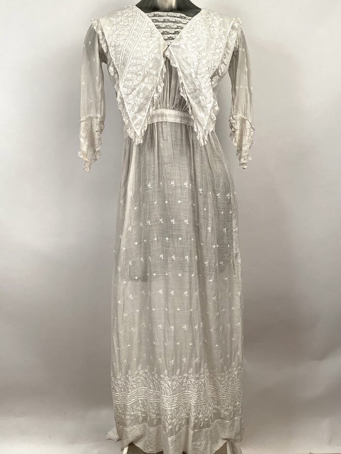 🇨🇦Edwardian Tea Dress Handmade Historical Reenactment Costume Gown Size  Large | eBay