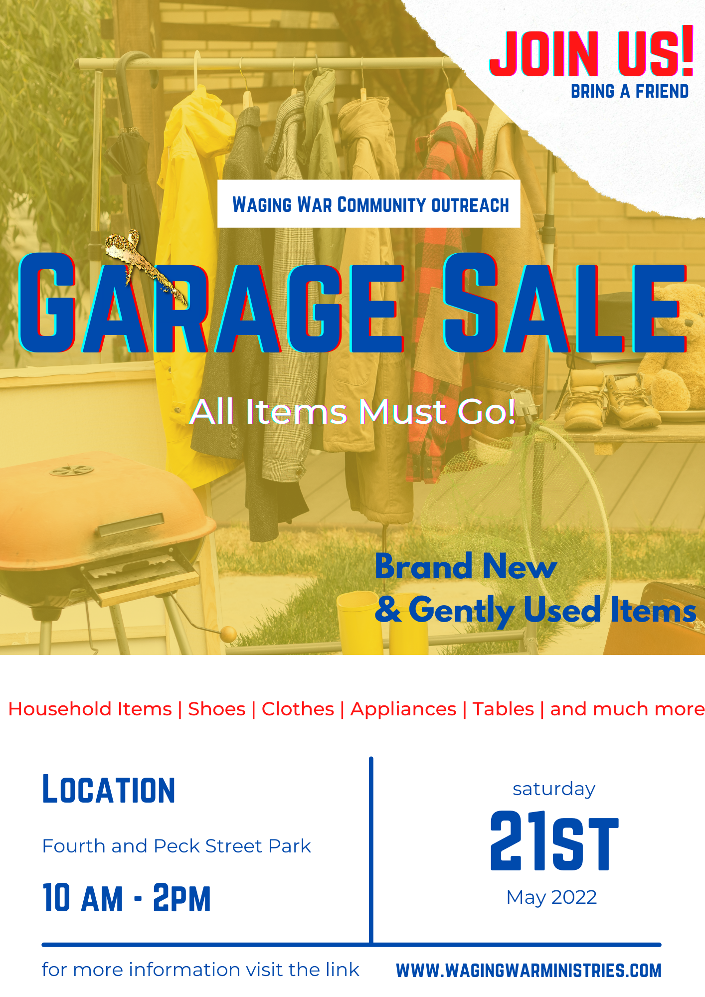 WWM  Outreach Garage Sale 
