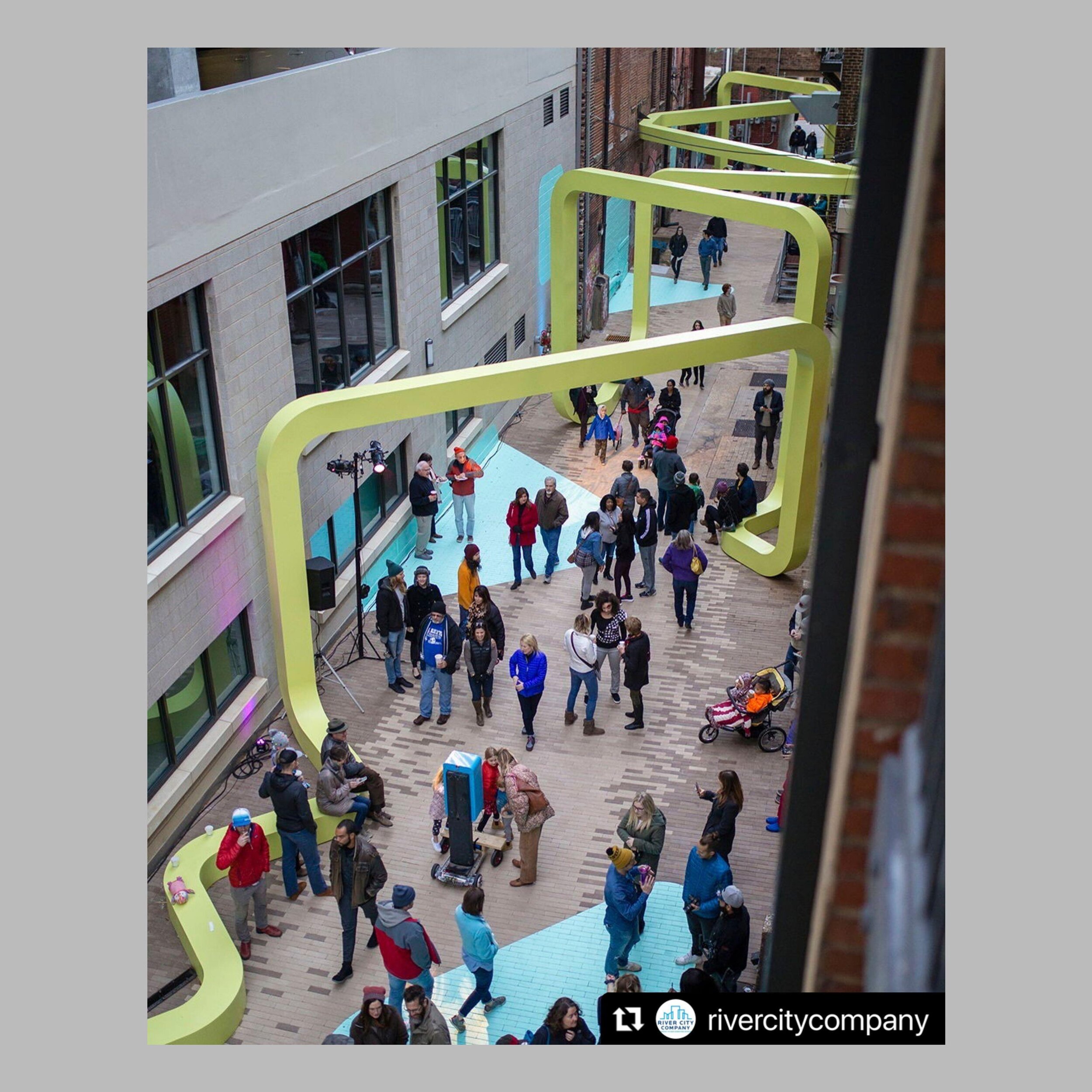 Do you know the story behind Chattanooga&rsquo;s public art, &ldquo;City Thread&rdquo;?&nbsp; It is the result of an international design competition that sought to reclaim and activate unused alley space.
&nbsp;
To enhance a new downtown alleyway in