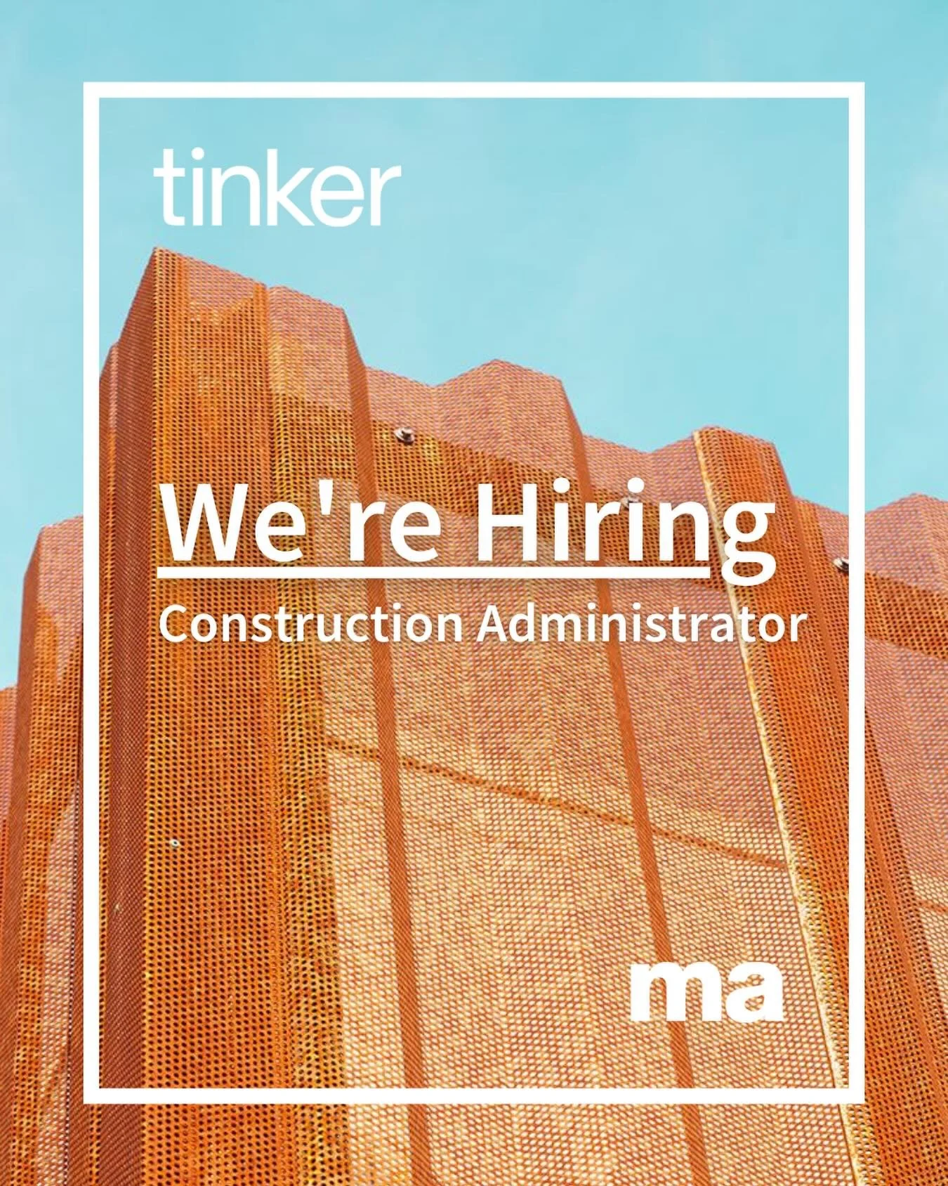 We are growing and seeking talented professionals to join our team!

Tinker Ma is a Chattanooga-based architecture, interiors, and planning firm stewarding sustainable community enhancement through creativity, professional leadership, and technical e