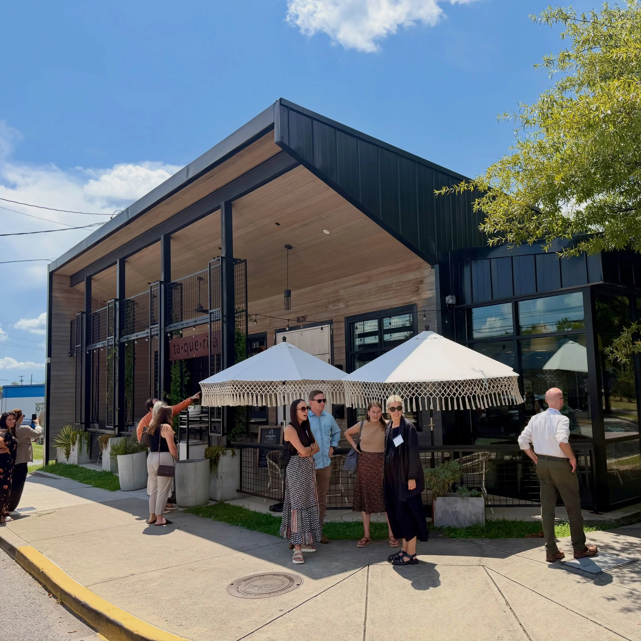 Today, we wrapped up the AIA TN Conference tours with two Tinker Ma F+B projects: Taqueria Jalisco Ania and Little Coyote.

From a ground up restaurant on a tight urban site to the adaptive reuse of a 1950s VFW building, both projects challenged us t