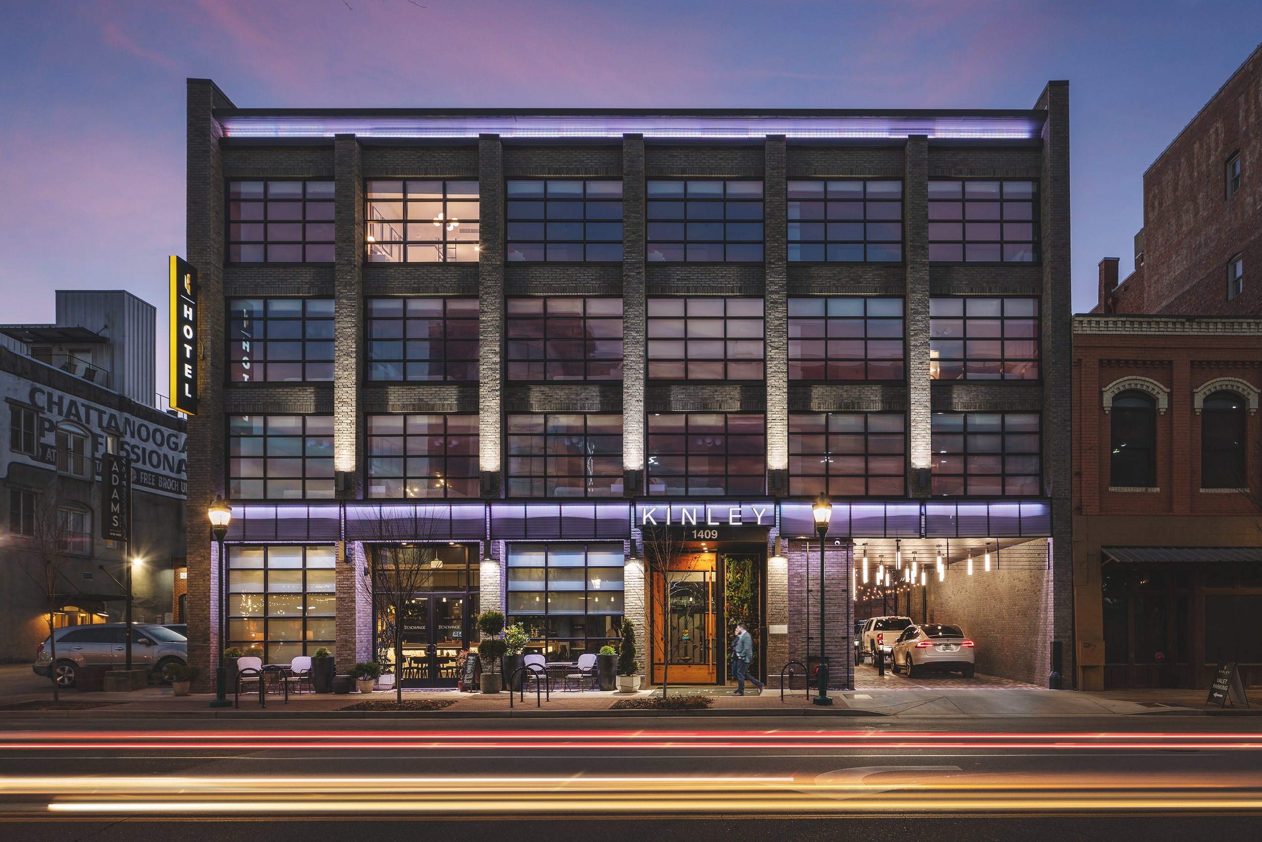 Kinley Hotel_Front 2_Night_Tinker Ma_by 161 Photography.jpg