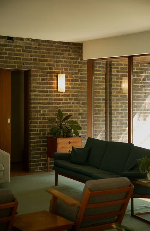 Modernist Metal Wall Lamp by Joe Armitage