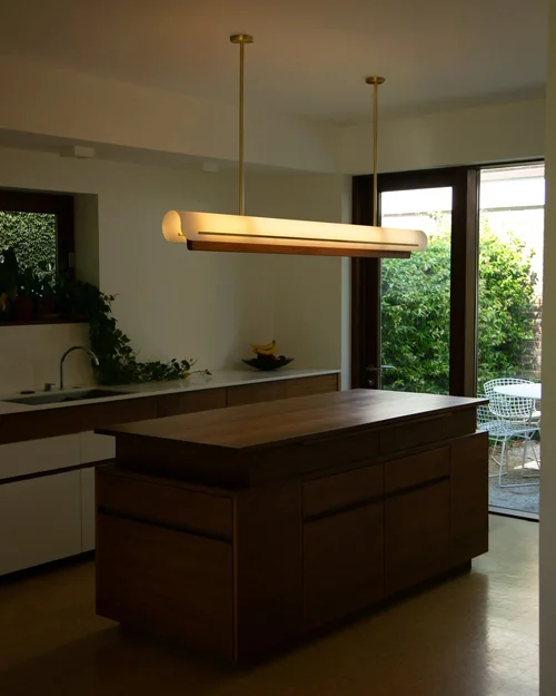Modernist Linear Suspension Lamp by Joe Armitage