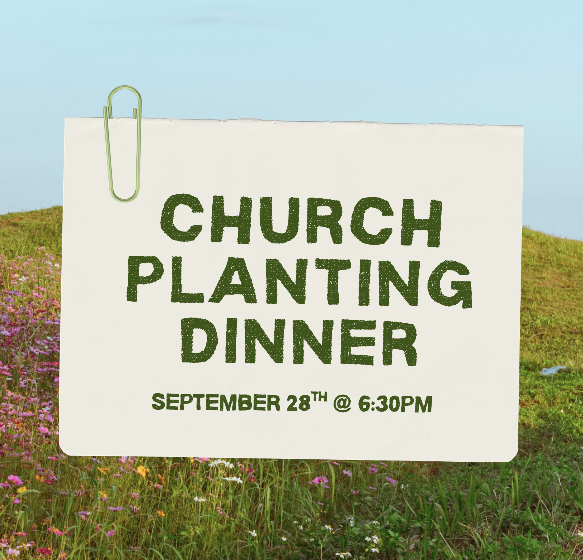 Church Planting Dinner