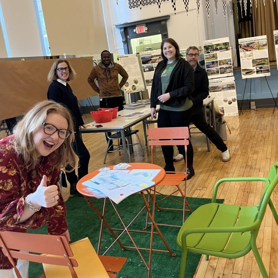 We had a great day celebrating World Landscape Architecture Month &amp; an early Earth Day with the students of Boston Green Academy last week. We designed for &quot;clients&quot; and played native plant games and refreshed the pollinator gardens -- 