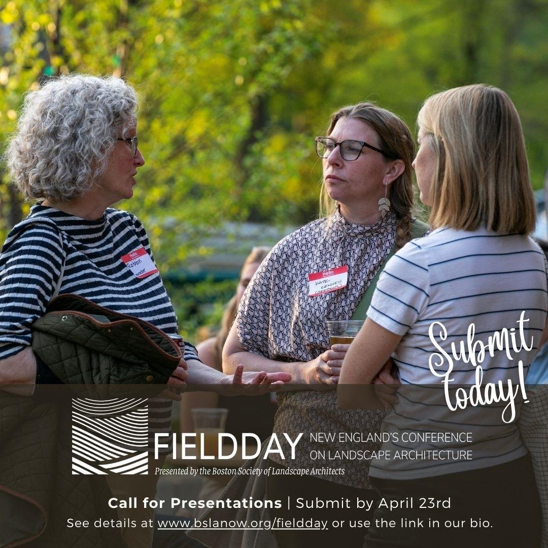 Do you have new work to share? Big questions to discuss? We want to hear from you!

The Fieldday Call for Presentations is Open.

Submit a workshop (60 min), or a site tour, or a Climate Action Lightning Talk (5 min!) . 

Lighting talks can be virtua