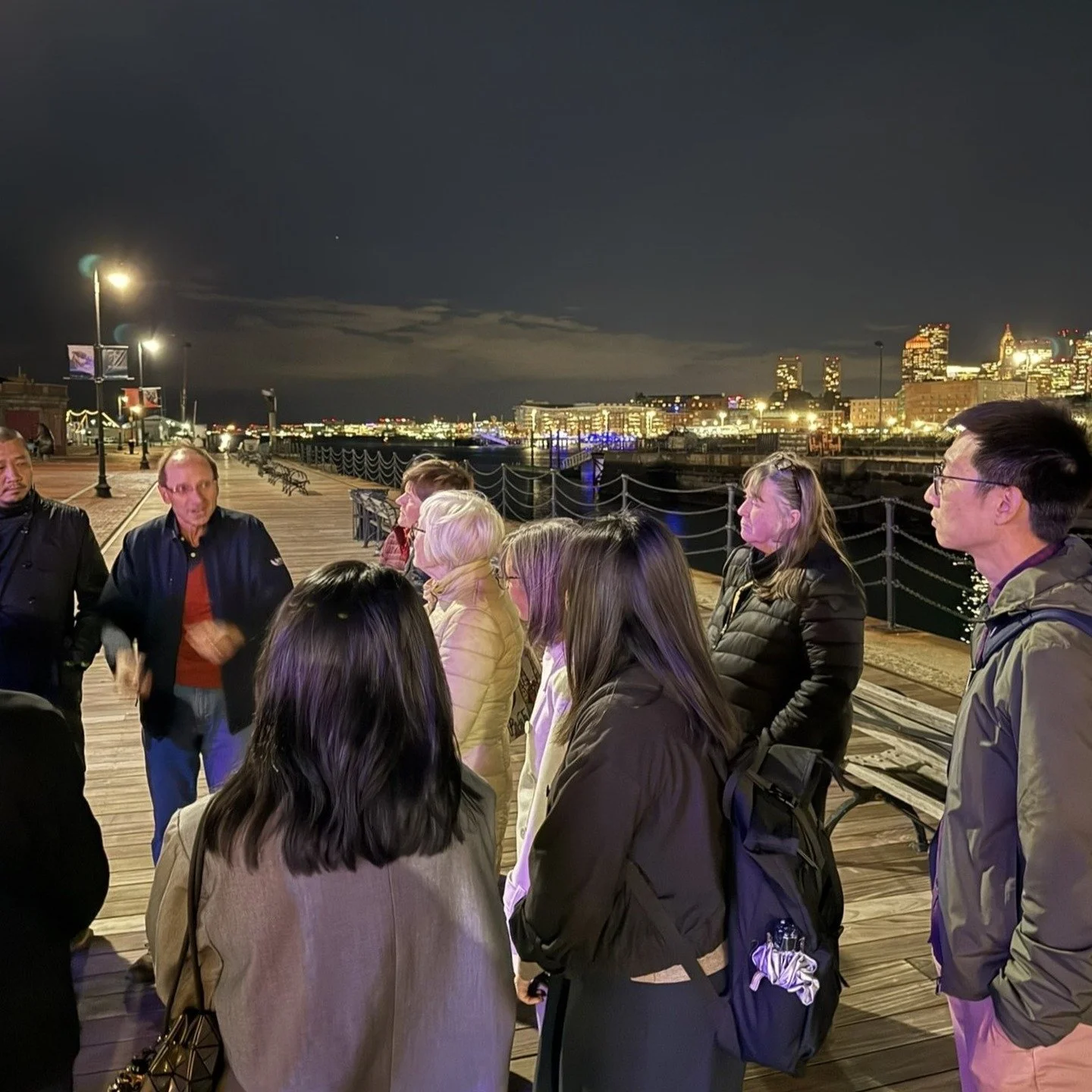 Spooky nights?!? They don't need to be... 

We had a spectacularly special (not scary) in-the-dark edition of Inside/Out with LIGHT Boston last week, in which we learned about lighting in urban landscapes. (As one landscape architect said, we learned
