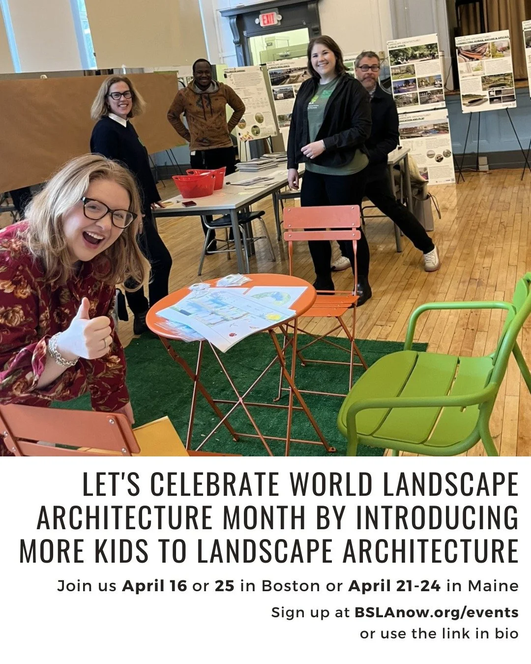 Next month brings World Landscape Architecture Month, which we like to celebrate by connecting young people to the design of the world around them. 

This April, we're planning multiple opportunities to connect students with landscape architecture in