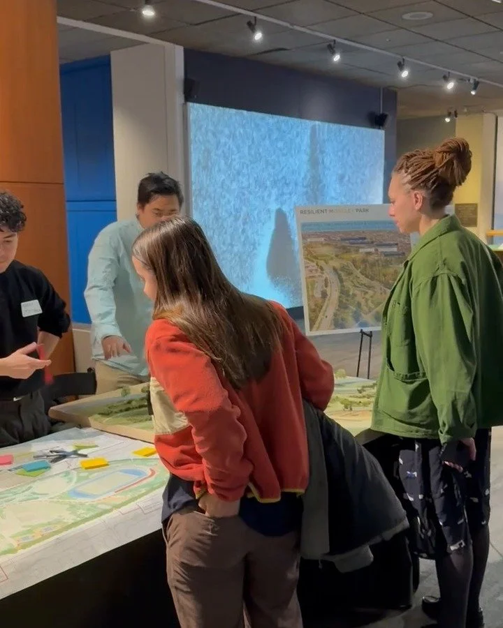 We had a great time at "Rising with Nature" @museumofscience last week! THANK YOU to our landscape architect volunteers from @westonsampson, @stosslu &amp; @eponymouspractice who showed up and shared their expertise on parks and public spac
