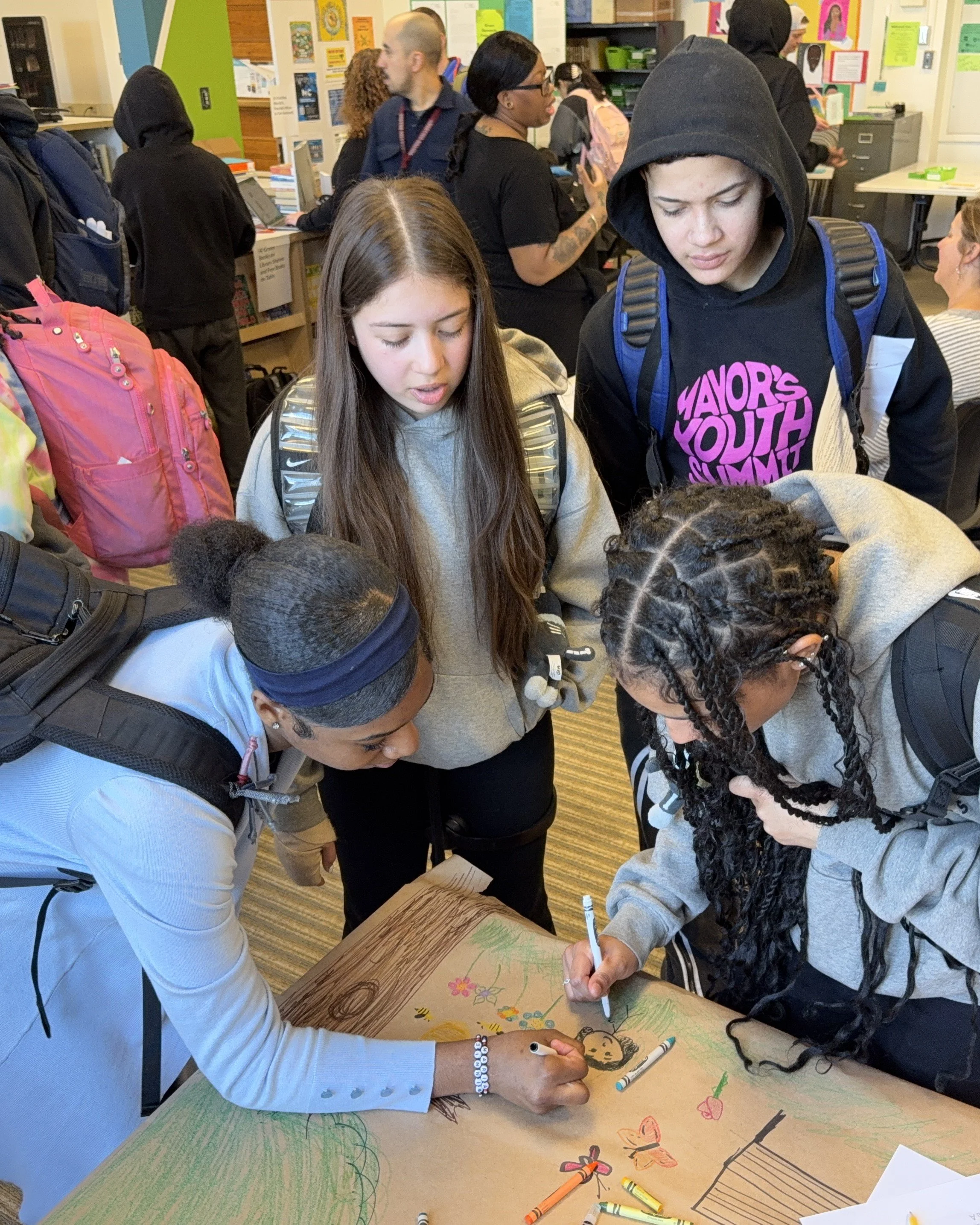 K-12 outreach: Early Earth Day at BGA