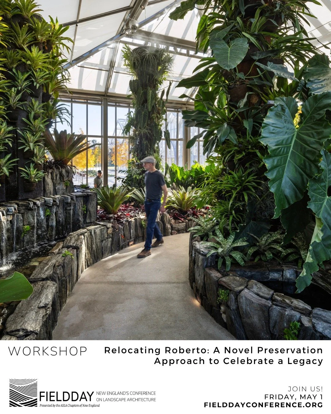We're looking forward to hearing Anita Berrizbeitia, Joshua D. Kiehl, and Jeremy Martin discuss "Relocating Roberto; A Novel Preservation Approach to Celebrate a Legacy" at Fieldday 2026! 

This is one of 16 amazing workshops that will take