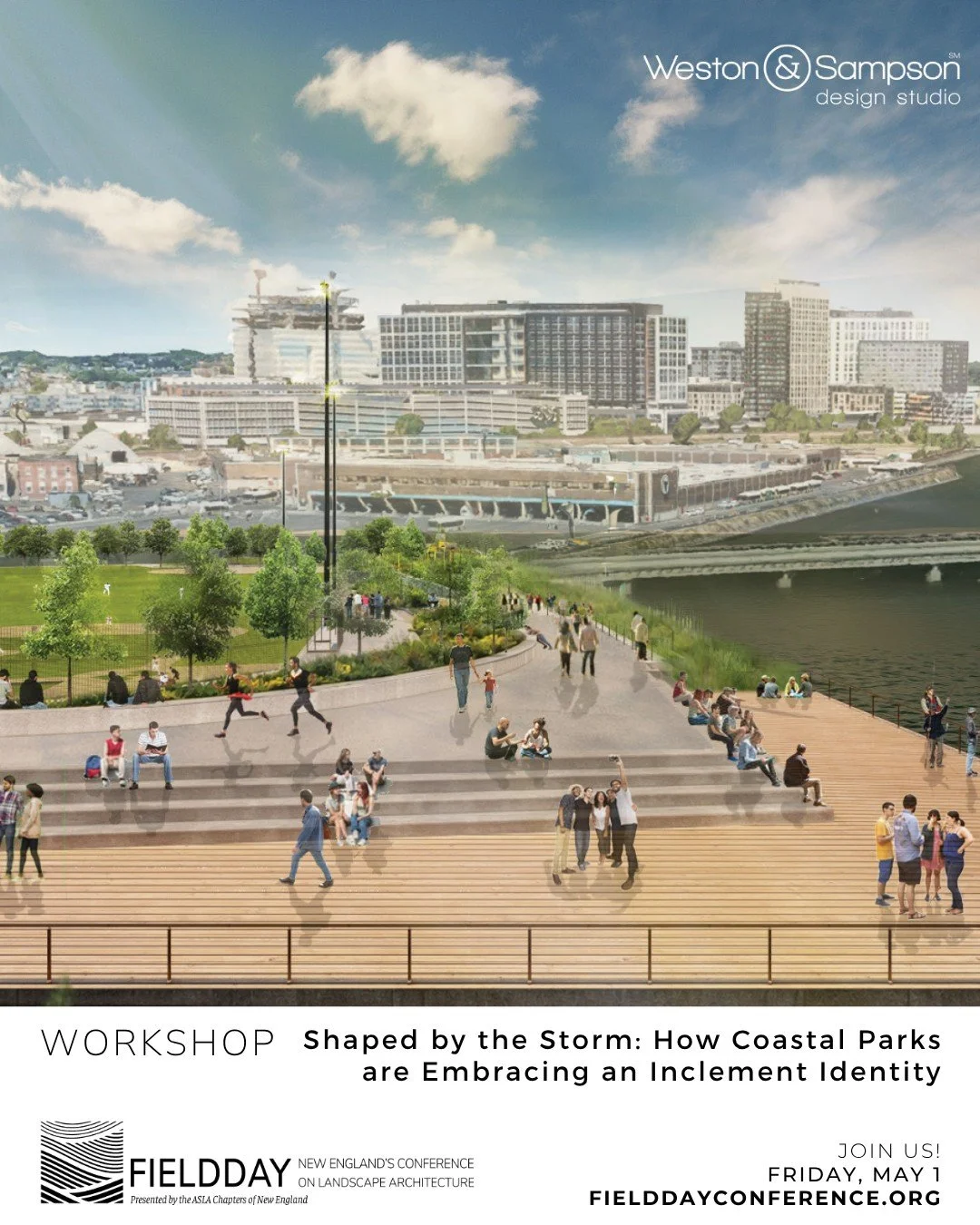 We're looking forward to hearing Cathy Baker-Eclipse, Brandon Kunkel, and Gracie Swansburg discuss "Shaped by the Storm: How Coastal Parks are Embracing an Inclement Identity" at Fieldday 2026! 

This is one of 16 amazing workshops that wil
