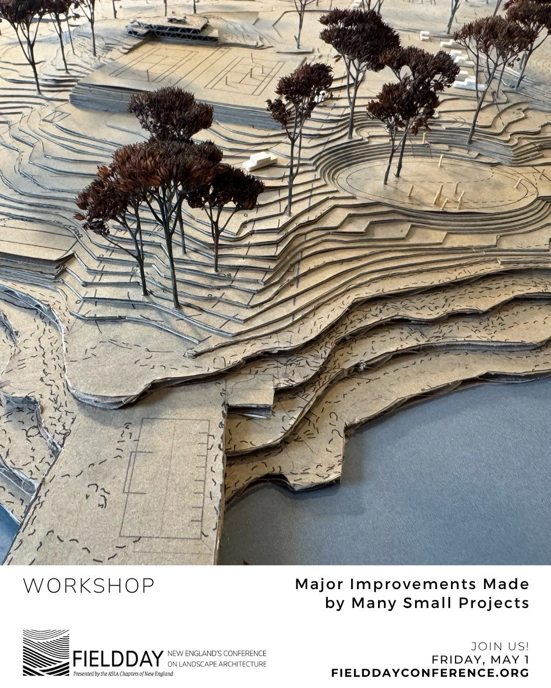 We're looking forward to hearing Scott Wunderle and Blake Sanborn discuss "Major Improvements Made by Many Small Projects" at Fieldday 2026! 

This is one of 16 amazing workshops that will take place throughout the day. 

Join us! 

Fieldda