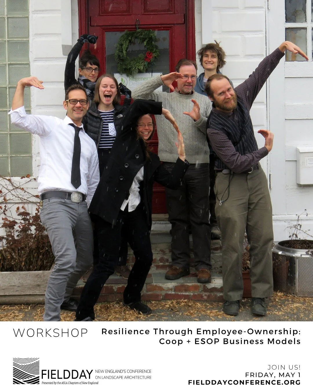 We're looking forward to hearing Genevieve Lawlor, Rachel Lindsay, Scott Guzman, and Sean Ragan discuss "Resilience Through Employee-Ownership: Coop + ESOP Business Models" at Fieldday 2026! 

This is one of 16 amazing workshops that will t