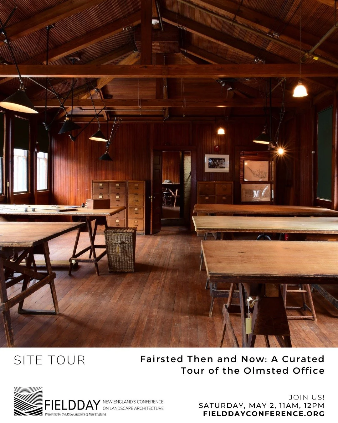 Fieldday goes Inside/Out!

Saturday, May 2 begins our seventh season of Inside/Out -- outdoor, on-site walking tours of landscape architecture across our region. Tours will be free on Saturday and all summer long.

Join us for "Fairsted Then and