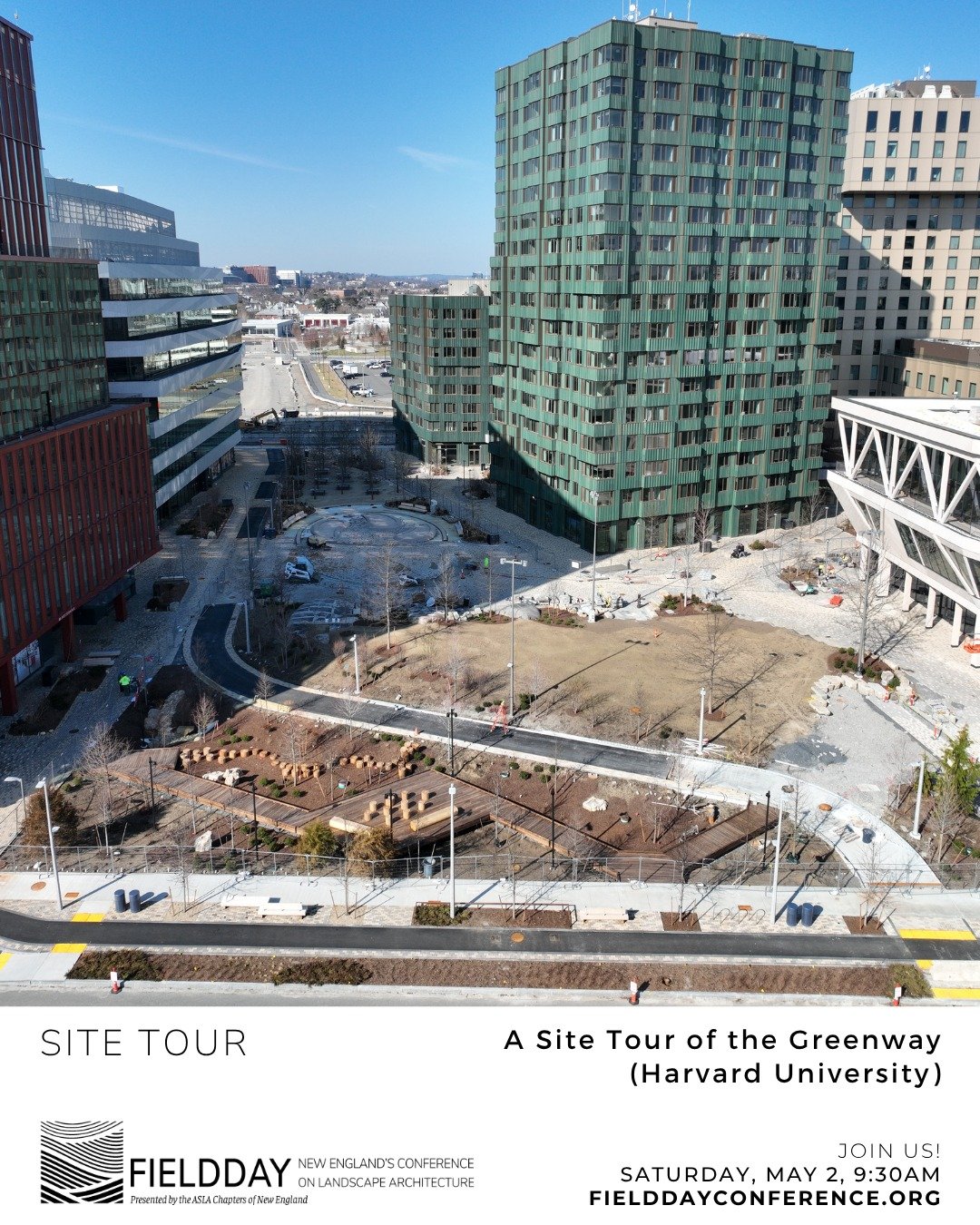 Fieldday goes Inside/Out! 

Saturday, May 2 begins our seventh season of Inside/Out -- outdoor, on-site walking tours of landscape architecture across our region. Tours will be free on Saturday and all summer long.

Join us for "A Site Tour of t