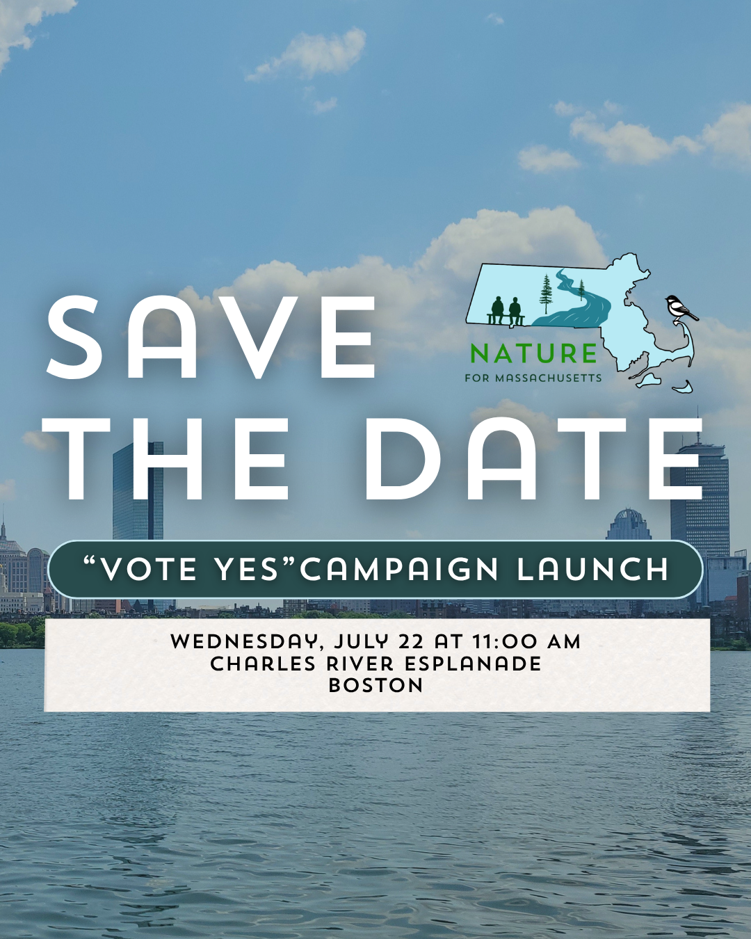 Protect Water and Nature YES Campaign Launch