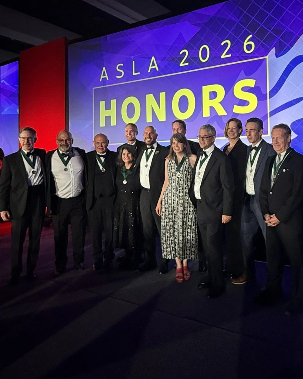 An annual highlight of the ASLA National Conference is the Fellows ceremony. 

This year, we're honored to have four individuals from our chapter "elevated" to FASLA in recognition of their significant contributions to the profession over t