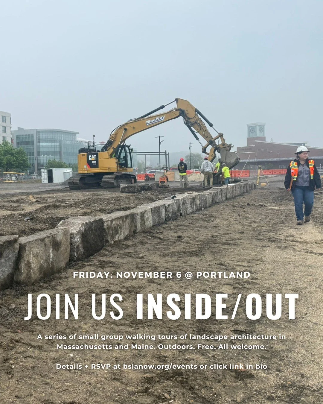 Join us outside! Our Inside/Out series continues at Portland's newest public spaces...

Friday, November 6
2pm at First Light Commons 
3:45pm at Reiche School Playground 
followed by drinks and light bites nearby
 
Details + RSVP at
https://insideout