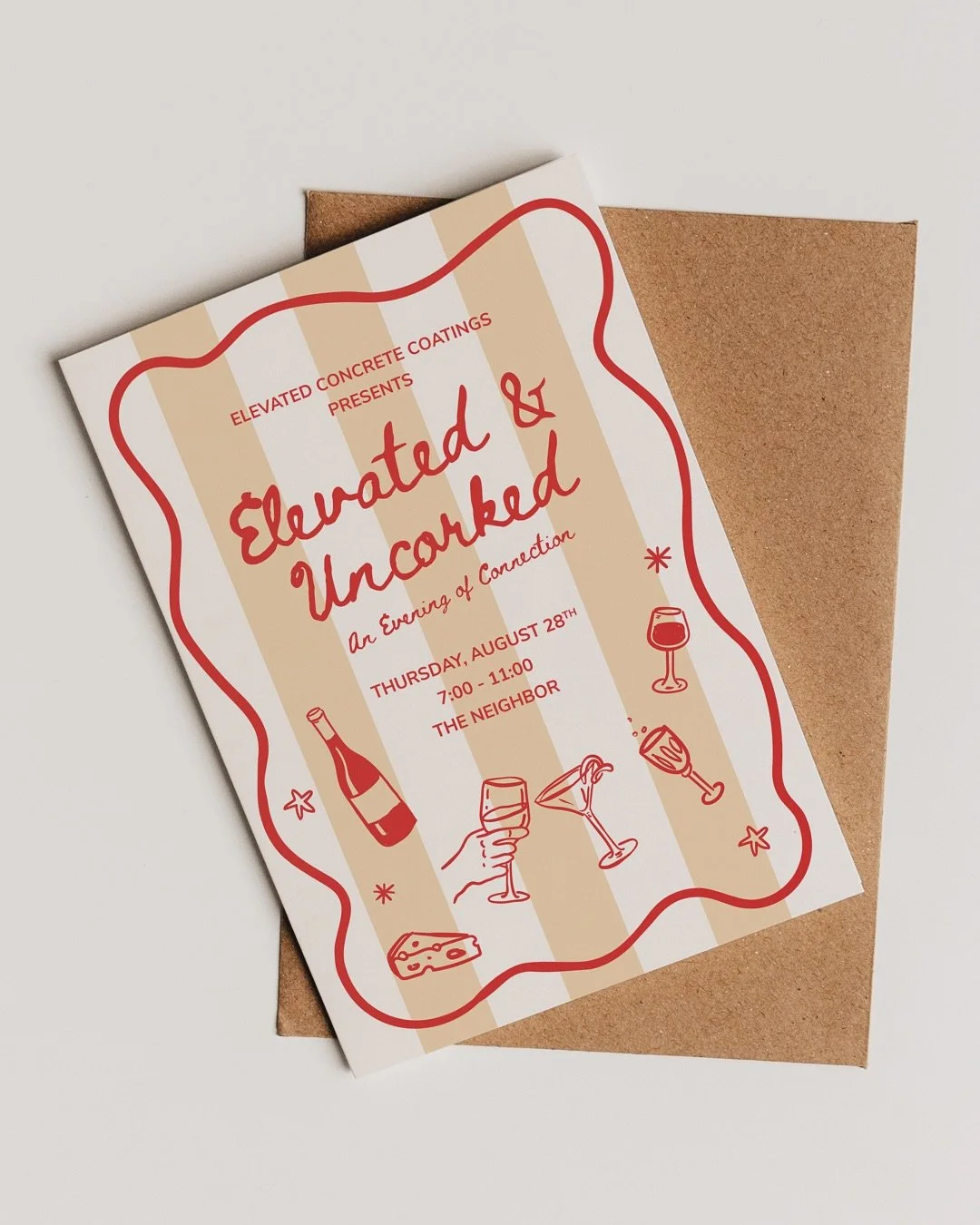 I don&rsquo;t design invites very often&hellip; but when a past client you just adore dreams up the cutest event idea? Make that a yes from me. ✨

This end-of-summer soir&eacute;e is set to be all the good things&mdash;warm nights, good company, and 