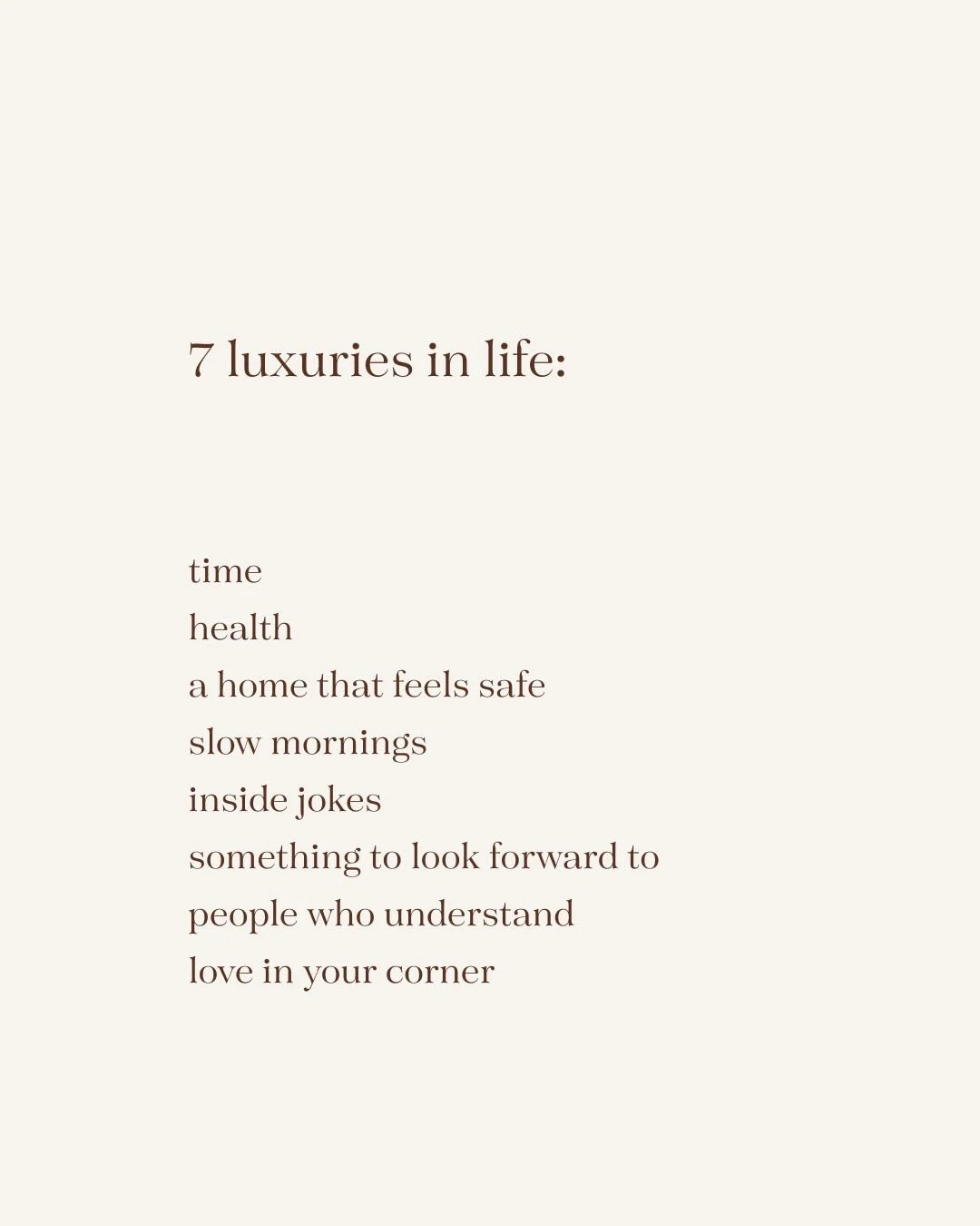One of the biggest lessons 2025 handed me was just how little you truly need to get by.⁠
⁠
When we packed up for five months in AR, everything we brought fit in my car. And once we were there, we were bouncing between my dad&rsquo;s house and the apa
