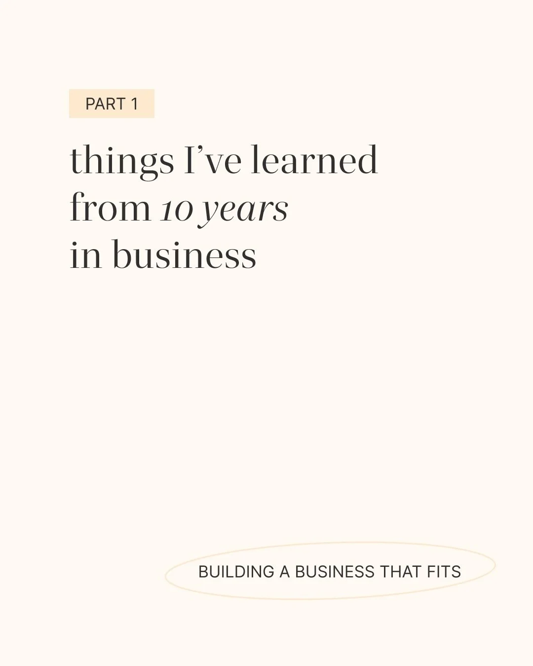 A non-exhaustive list of lessons that have stuck with me through the years and shaped the way I do this thing on the daily.