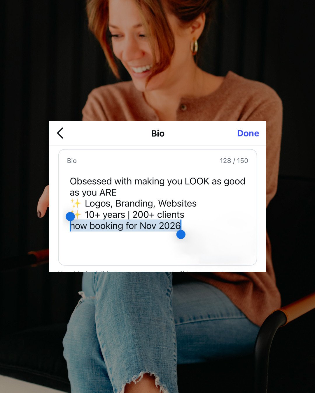 Is it possible that it's already time for this PSA?! ⁠
⁠
I'm over here still feeling like it's beach season, but we're more than halfway through Sept?! ⁠
⁠
If you want a new brand and/or website to be part of the way you close out 2026, now is your t