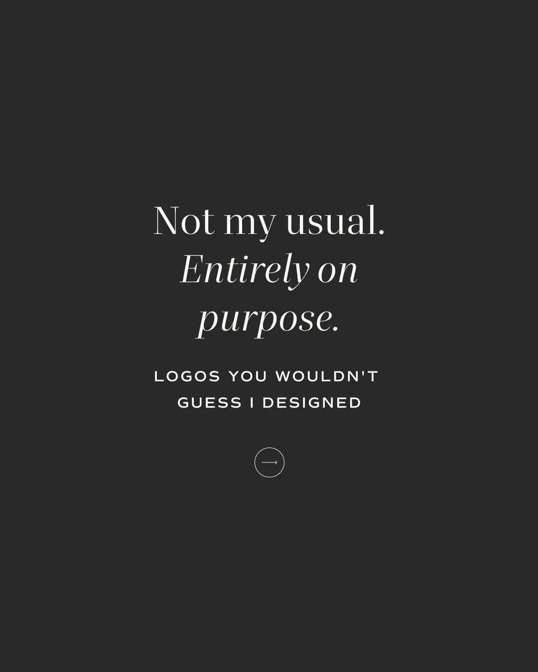 When I say my designs are client-driven, I mean it.⁠
⁠
These aren't the styles you most often see here (blame the curated feed), but that's exactly the point.⁠
⁠
Good design isn't about what I would choose for myself. It's about getting to the root o