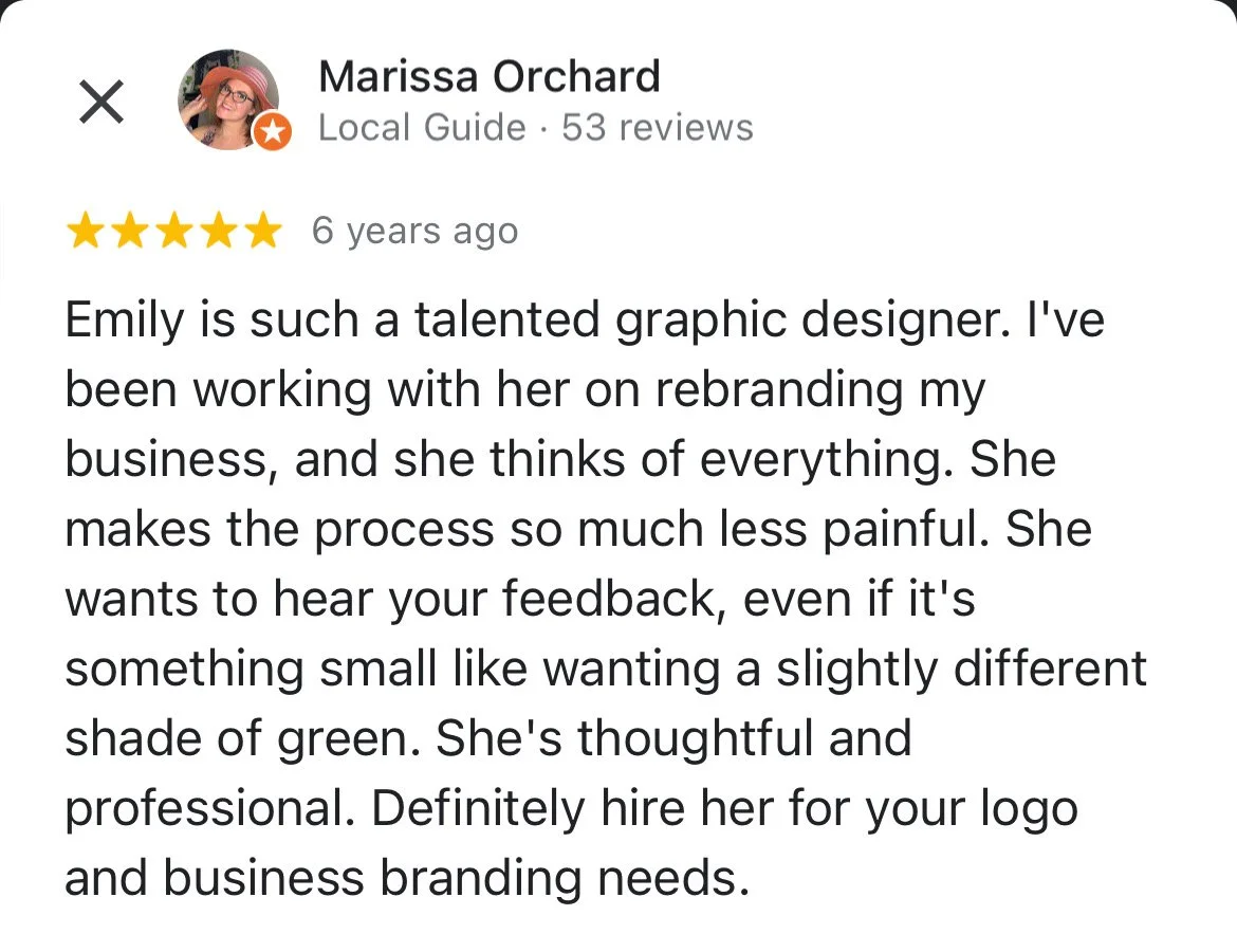 Happy client of Good Day Design Co. Squarespace website designer