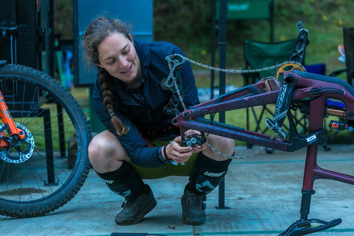 Mountain bike repair tools and spare parts riders bring for mechanical support during the Transierra Norte race