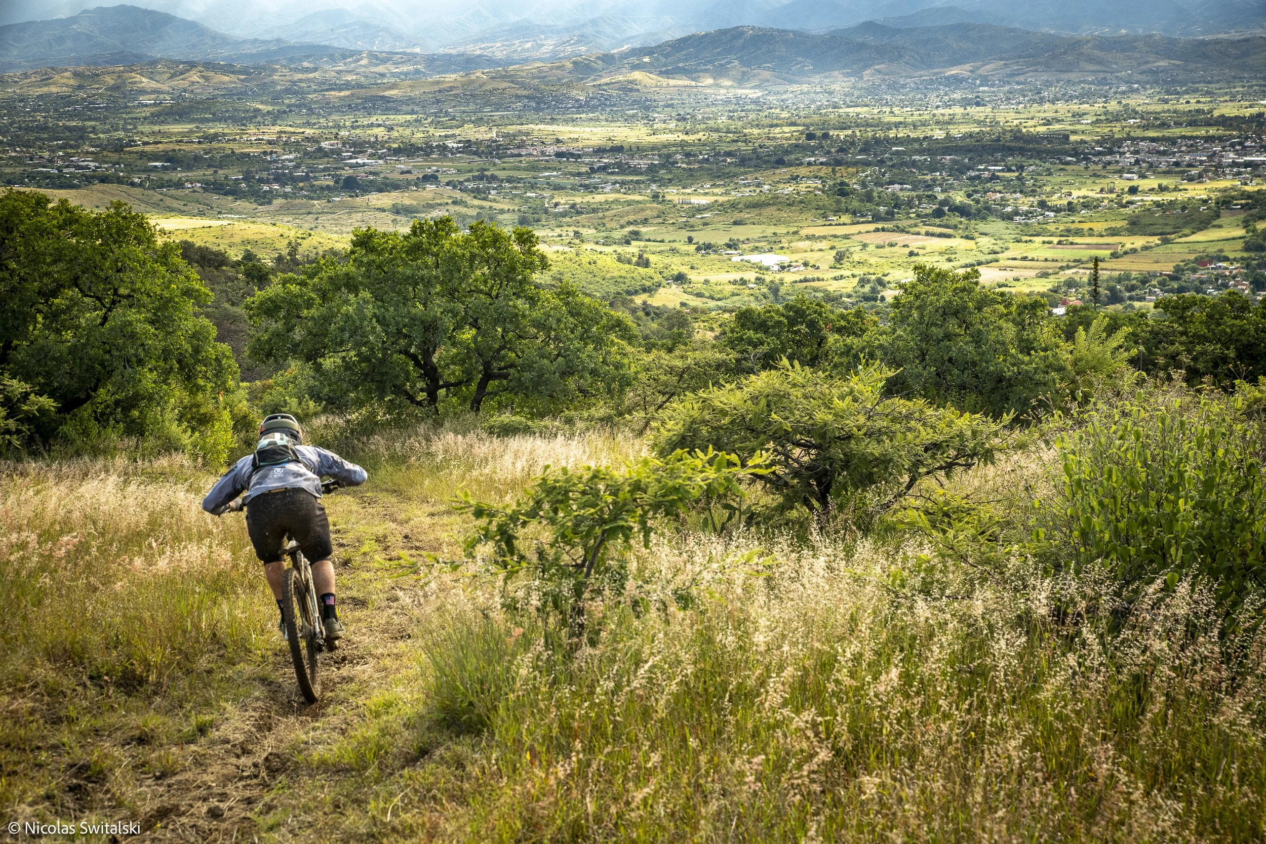 Wilderness riding experience during an enduro mountain bike tour in Oaxaca Mexico