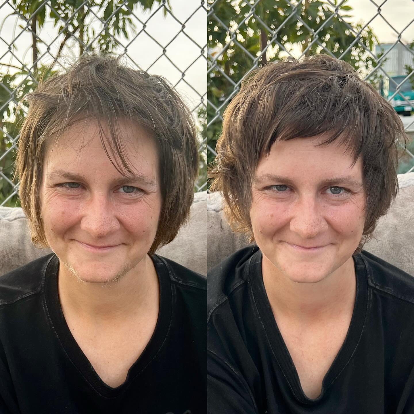 Stephanie sleeps on the street in LA. She couldn&rsquo;t have been more welcoming and accepting of me in letting me into our world for a little while. 

Stephanie was born in Wisconsin, and moved to the south when she was young. While I cut her hair,