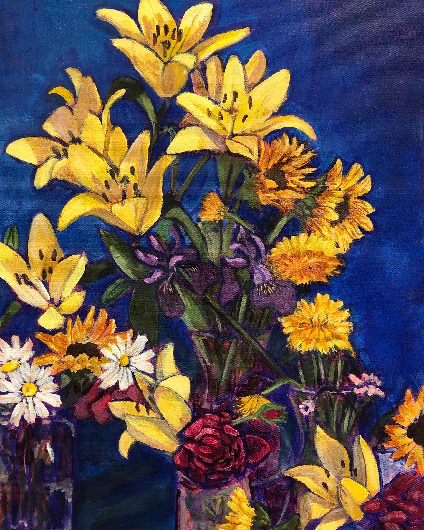 Spring Bouquets, 18 x 24, $350