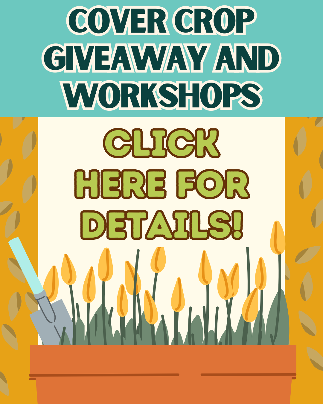 Cover Crop Workshop - St. Ignatius Community Garden
