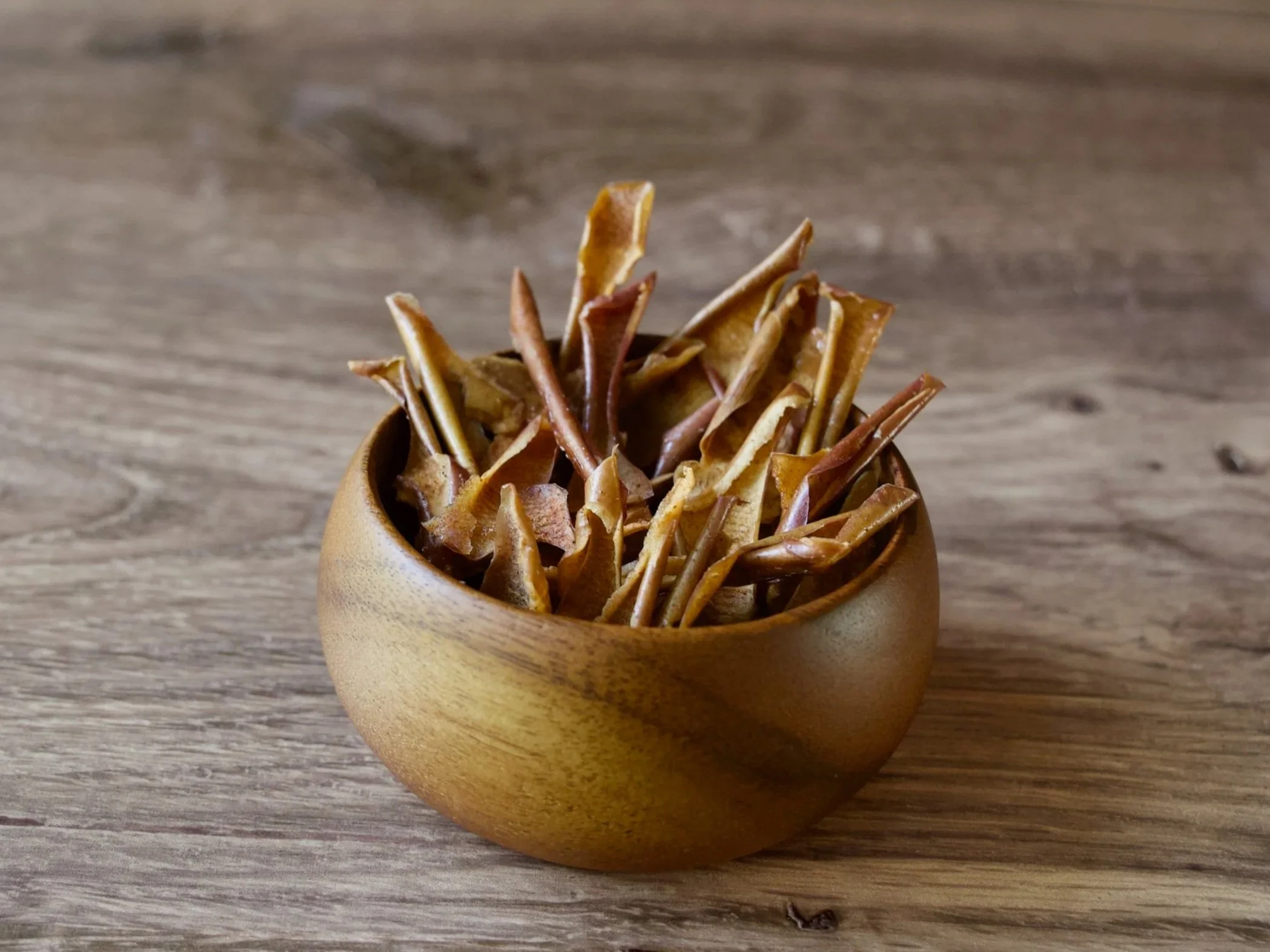 Apple Twigs & Bark (Crispy Cinnamon Apple Skins)