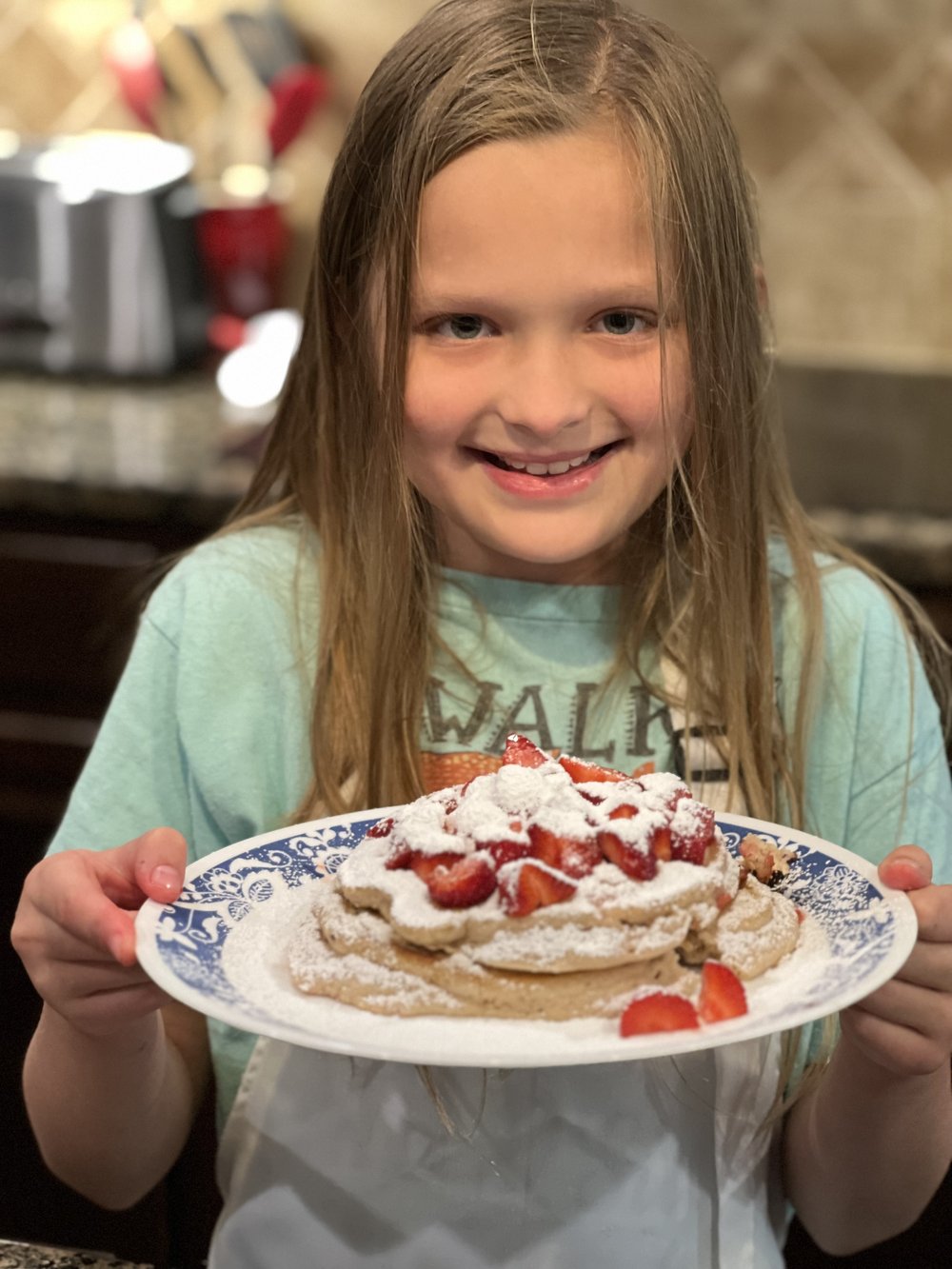 Strawberry Shortcake Pancakes by Emily Coggin (5-9 Age Division)