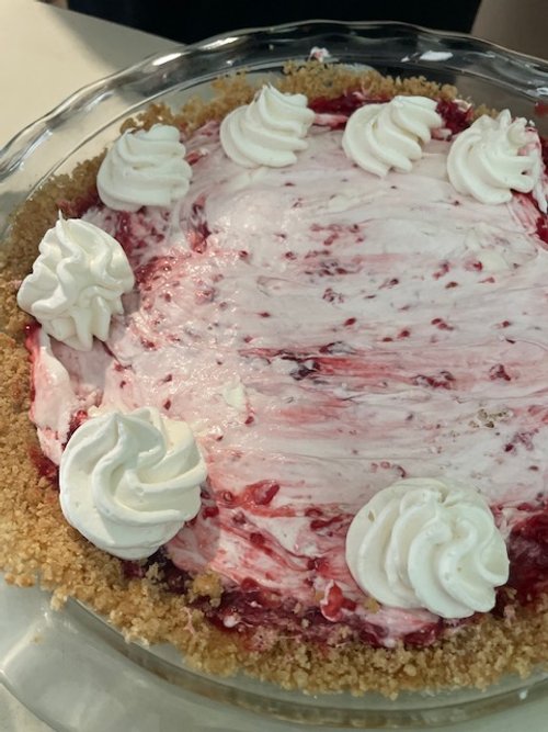 No-Bake Raspberry Cheesecake by Deja B. (10-17 Age Division)