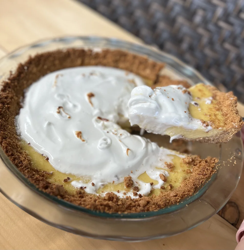 Blow-Your-Mind Coconut-Mango Pie by Sydney (10-17 Age Division)