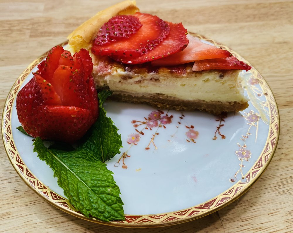 Strawberry Swirl Cheesecake by Isaac D. (10-17 Age Division)