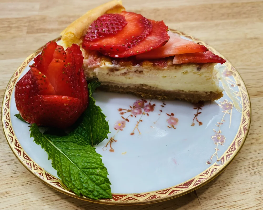 Strawberry Swirl Cheesecake by Isaac D. (10-17 Age Division)