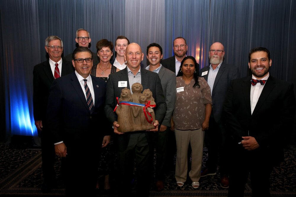 Executives and their Families at the Awards Ceremony