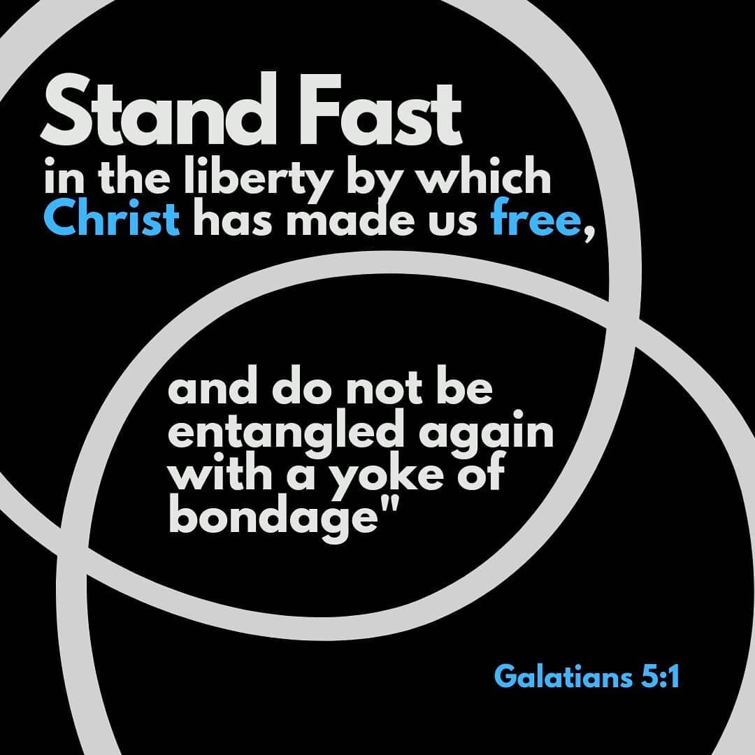 We can stand in confidence knowing that we have been set free through Christ Jesus! Hallelujah! 🙌

#bibletruths #achackbridge