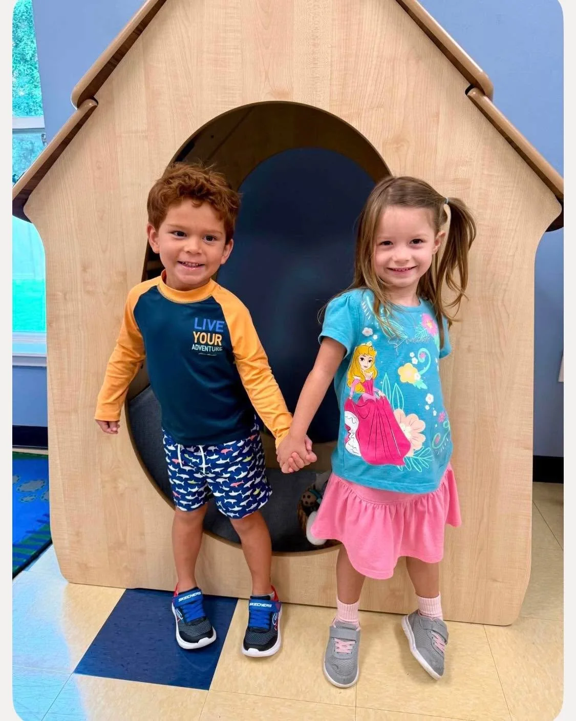 Aren&rsquo;t these two so adorable?  We introduced their moms to each other after they both adopted their children as they live really close to one another and their babies were born just weeks apart.  A friendship blossomed! 

And now these two are 