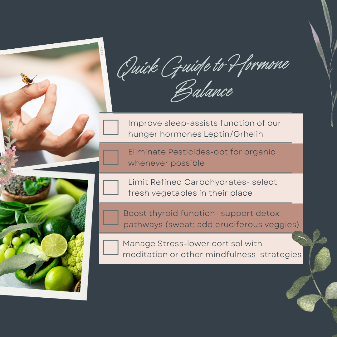 Blancing Hormones for Improved Metabolism