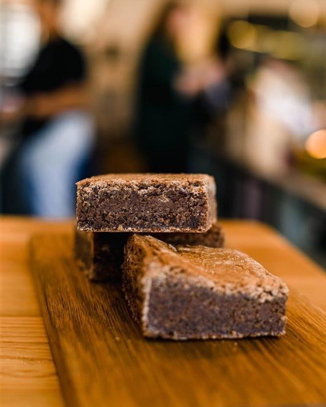 These are our wheat-free brownies. They're super fudgy and rich.&nbsp;We use fresh milled oat flour and whole buckwheat flour for the batter. Although we use these gluten-free ingredients, we can't really label them as gluten-free because of how much