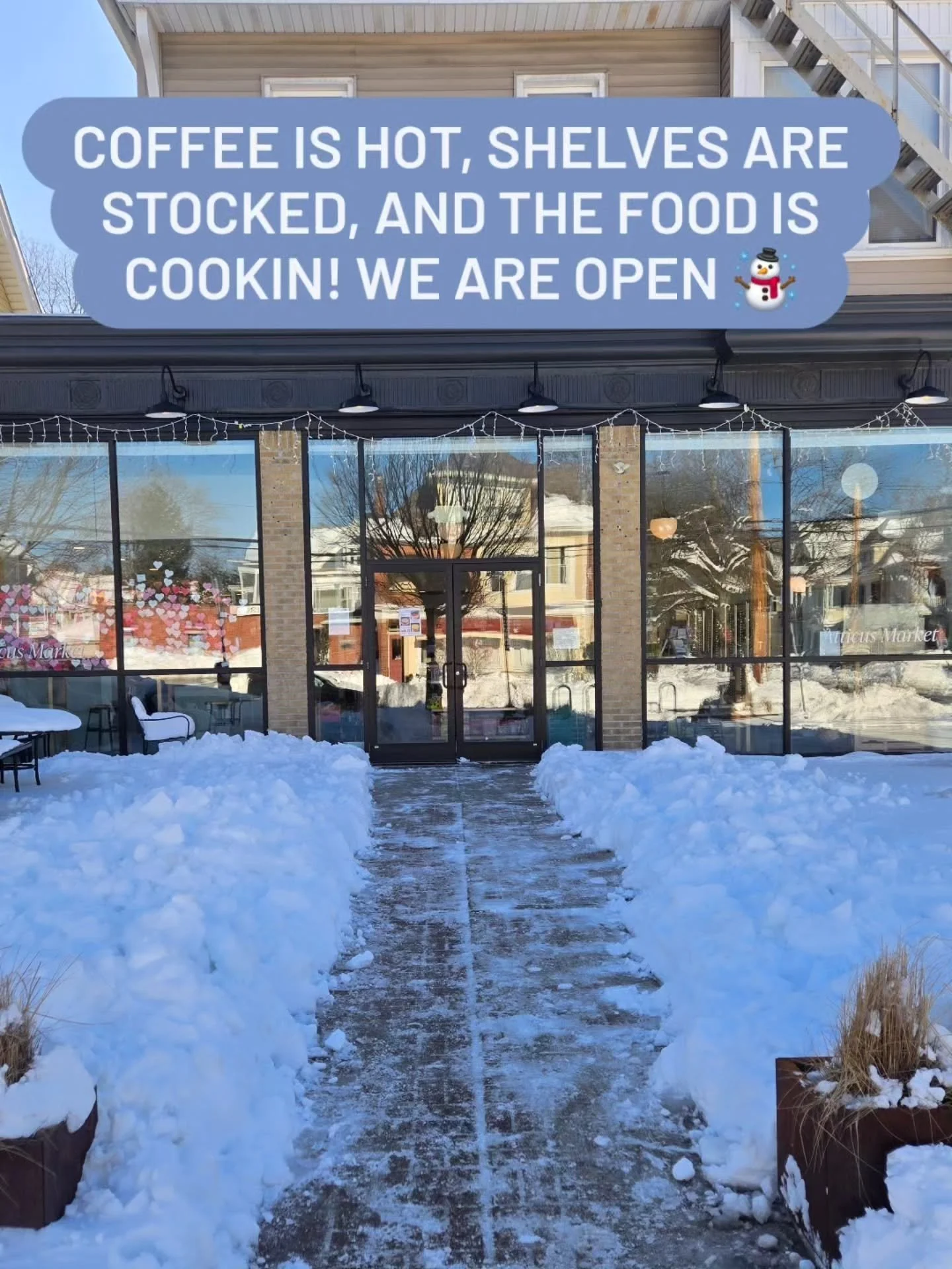 Both locations are open today!
Come through ☕️🥓🍳