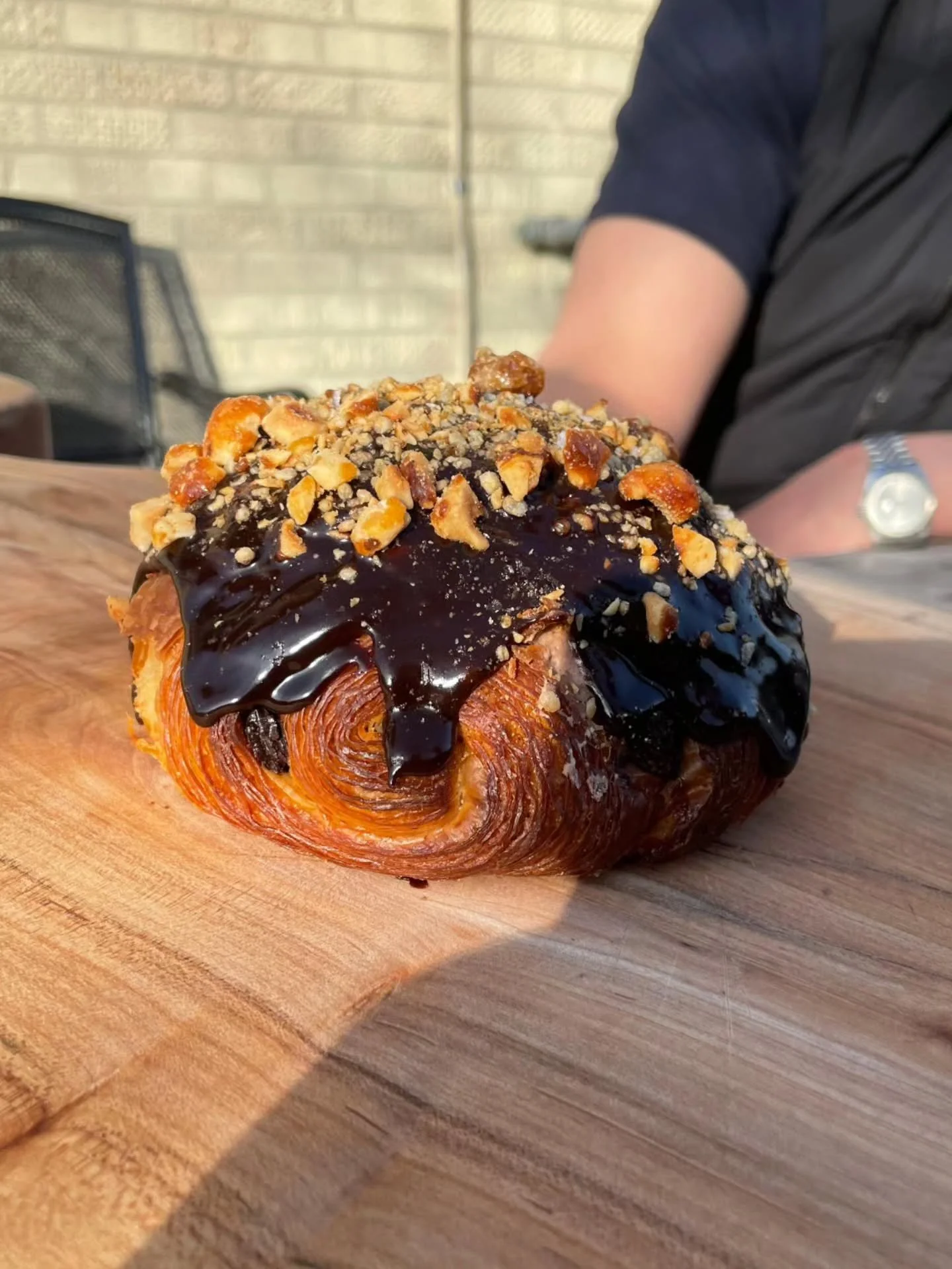 ⚠️⚠️TOMORROW ⚠️⚠️

This month we are bringing back one of our favs from this past year

April Croissant of the month ⬇️
Ferrero Crocher Croissant 🍫 🌰🥐

@atticusbakery chocolate croissant stuffed with hazelnut diplomat cream, Nutella glaze, brown b