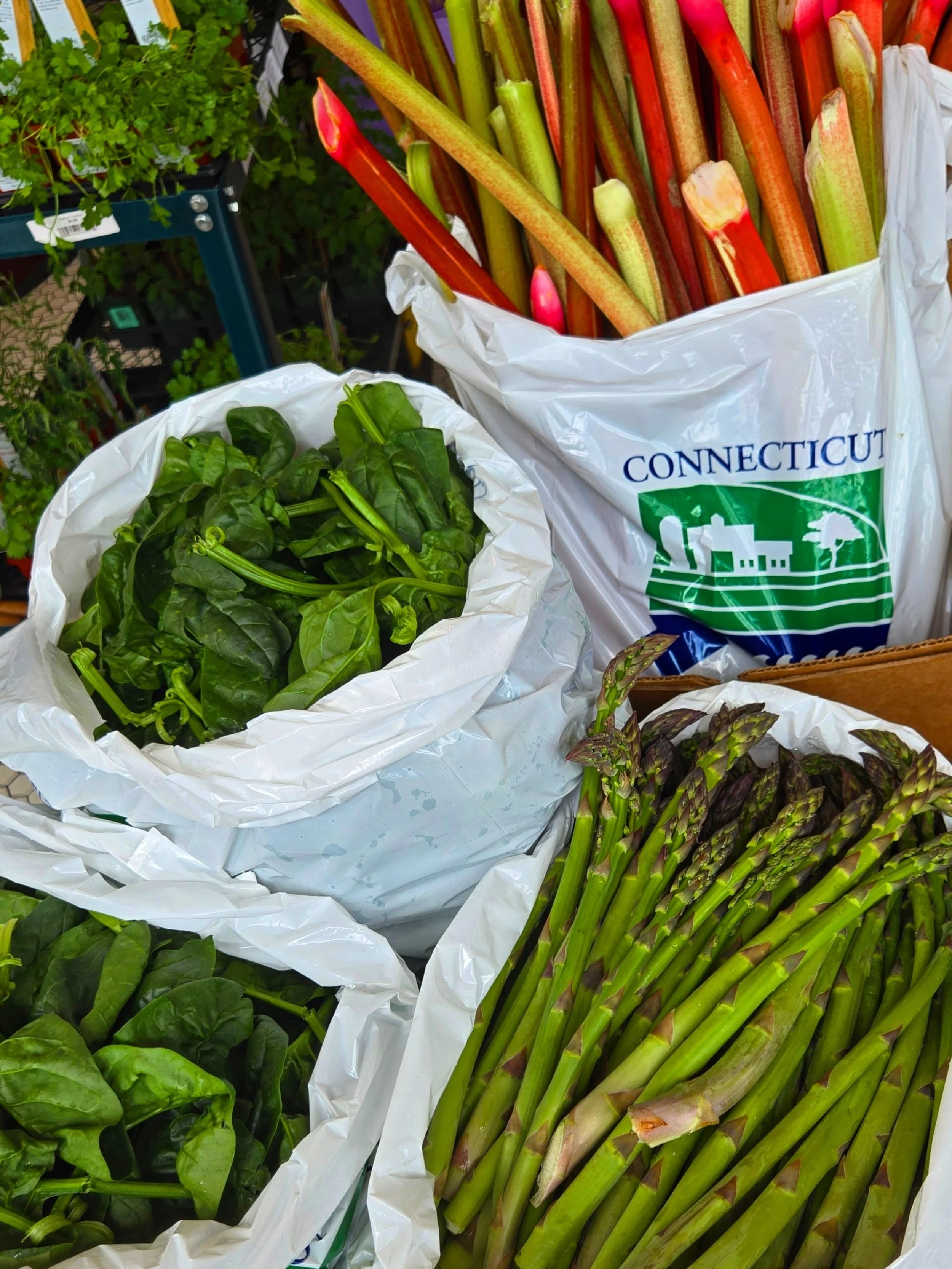 First produce delivery of the season from our friends  @betsys_stand in Sterling, CT! 

Keep an eye out for their produce in our case, on our baked goods, and in the kitchen! 

#ctgrown #connecticutgrown